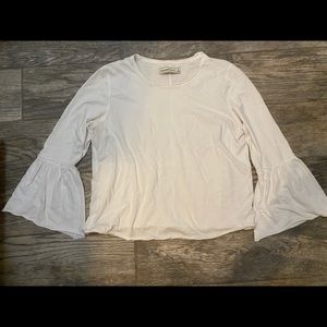 Abercrombie white long sleeve